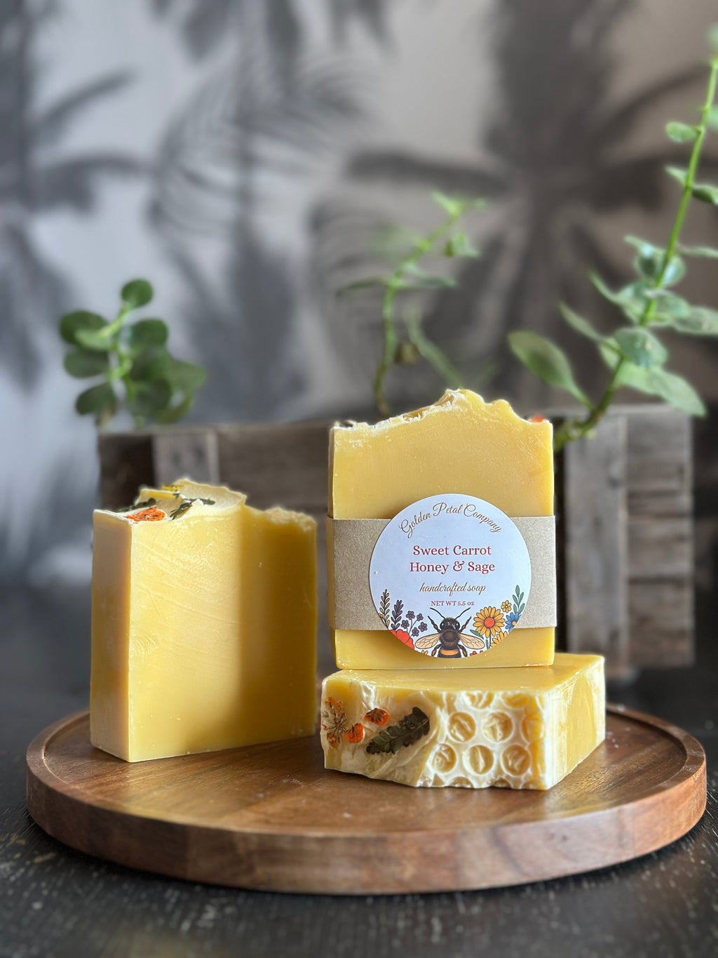 Sweet Carrot, Honey & Sage Handcrafted Soap Bar
