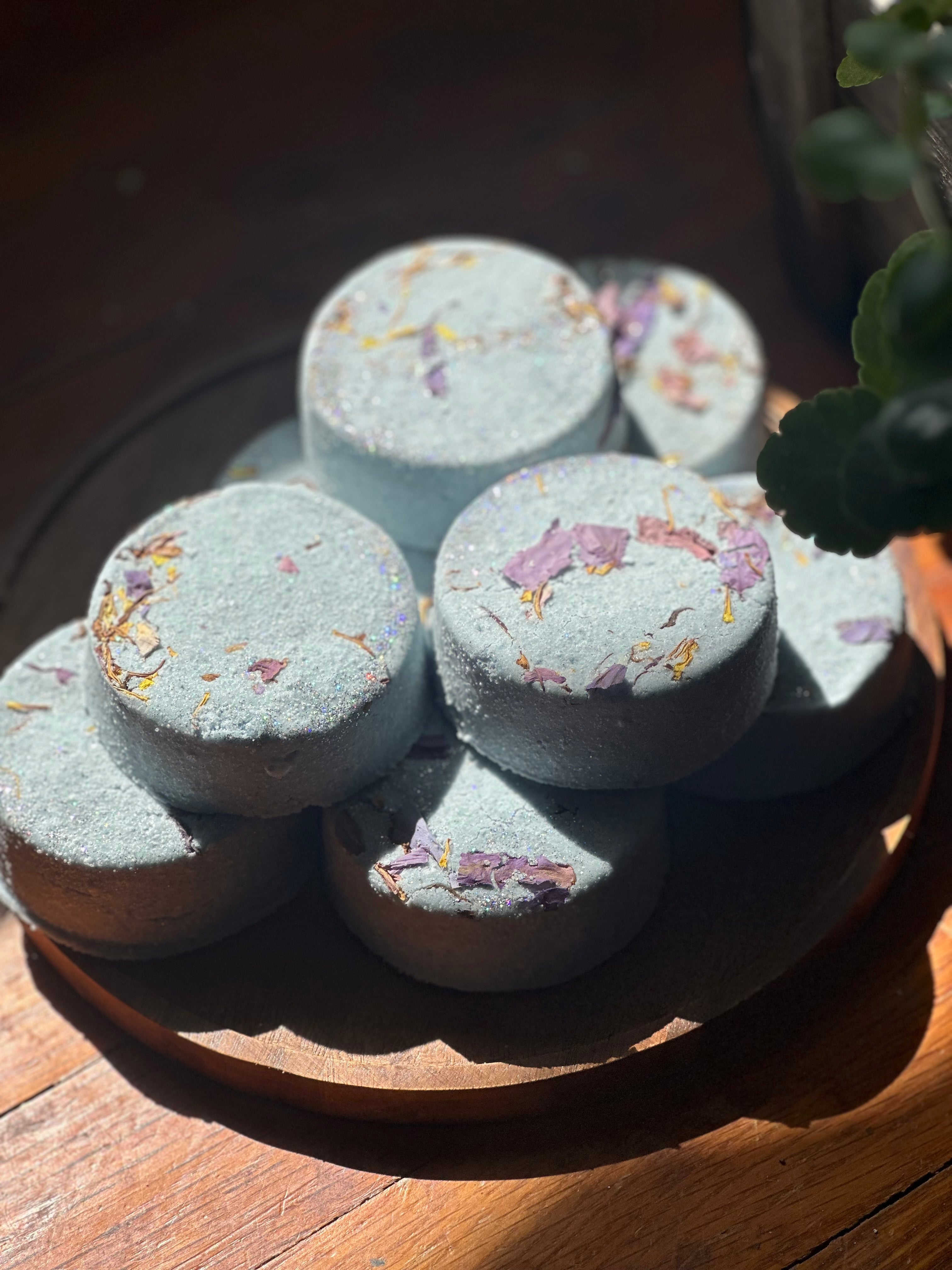 Blue Lotus Dreams Magnesium Infused Handmade Bath Bomb