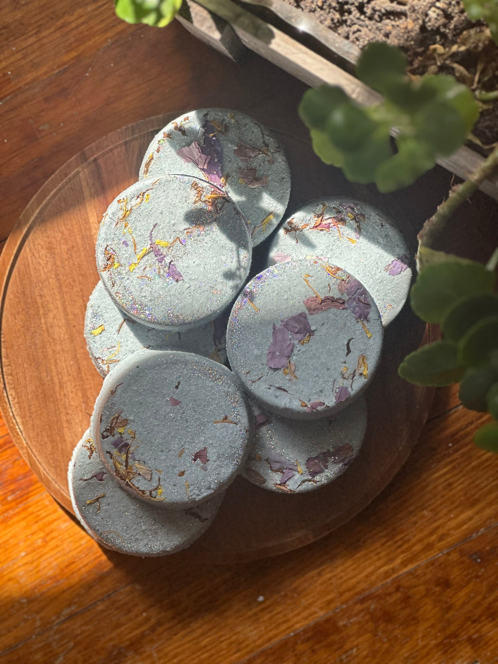 Blue Lotus Dreams Magnesium Infused Handmade Bath Bomb