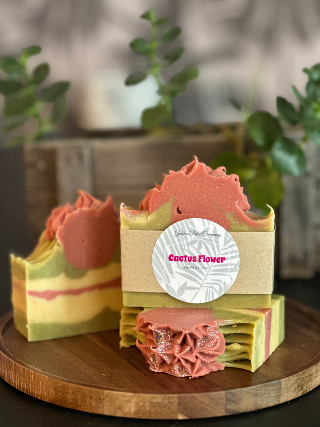 Cactus Flower Handmade Soap Bar