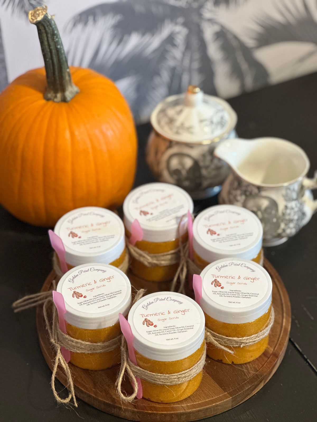 Turmeric & Ginger Sugar Scrubs