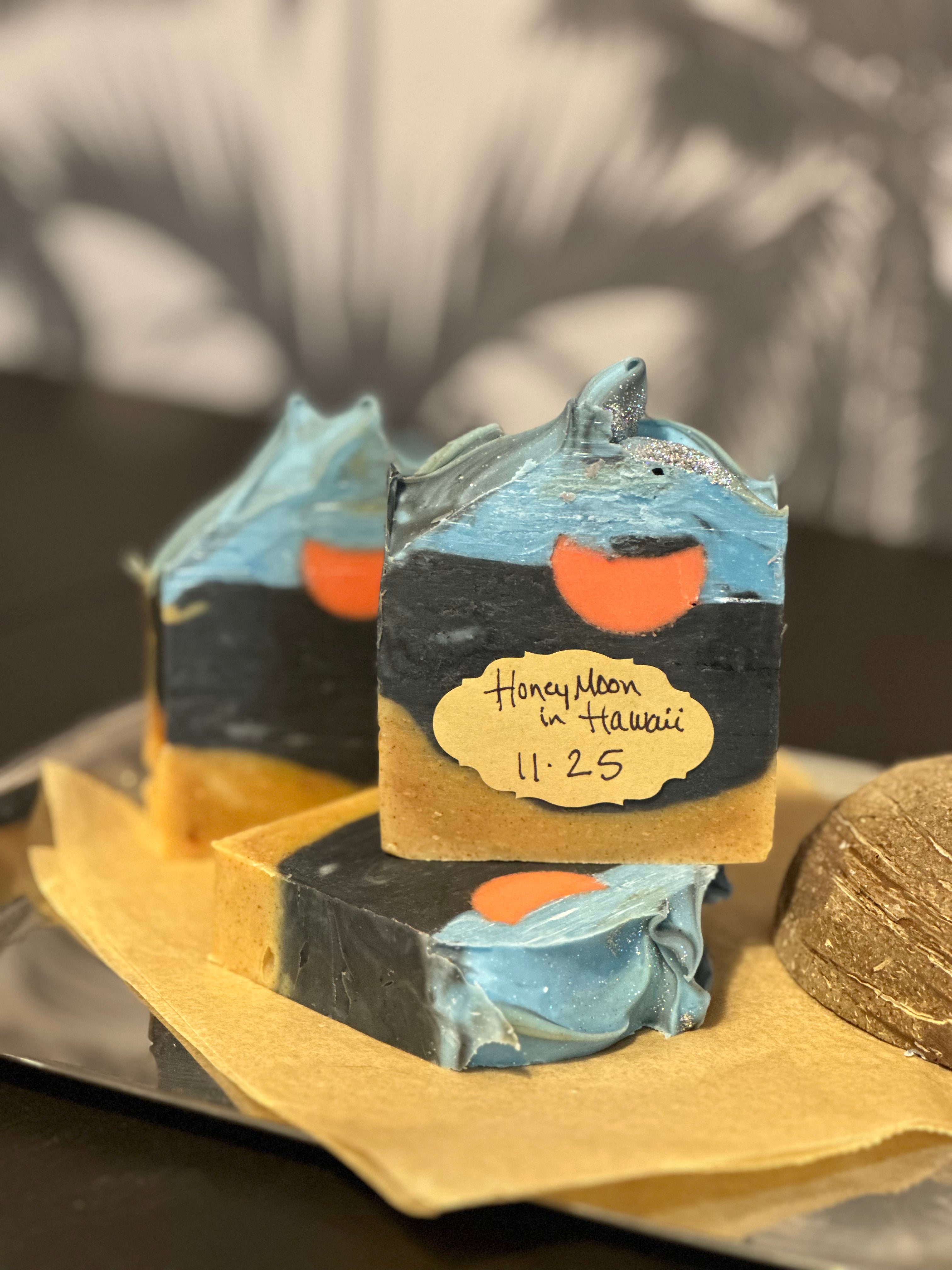 Moonlit Beach - Honeymoon in Hawaii Handmade Soap Bar