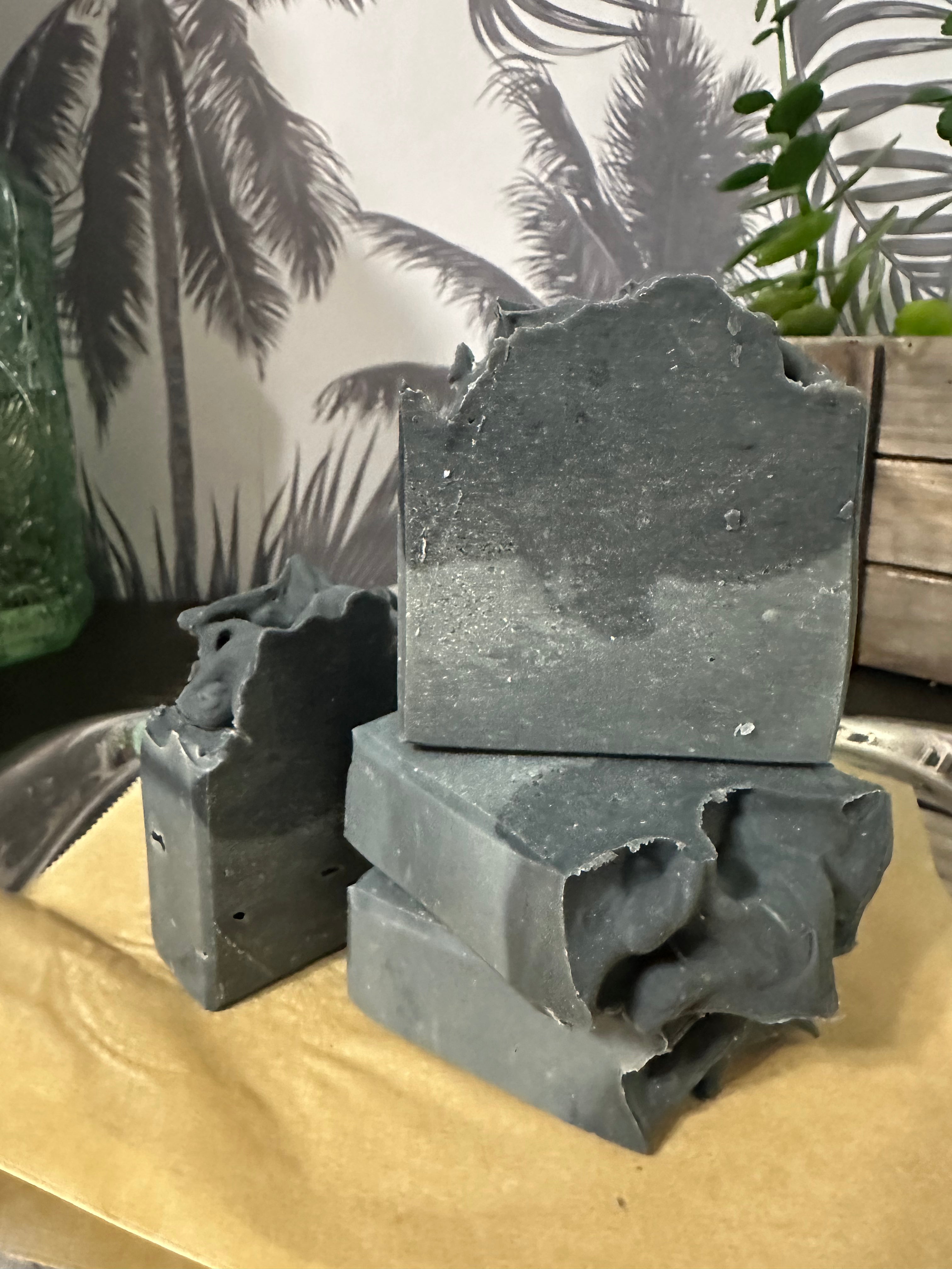 Charcoal Shea Face Soap - 3 Bar Bundle