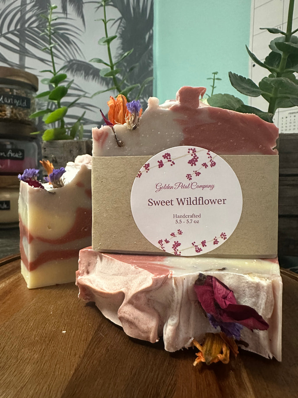 Sweet Wildflower Handmade Soap Bar