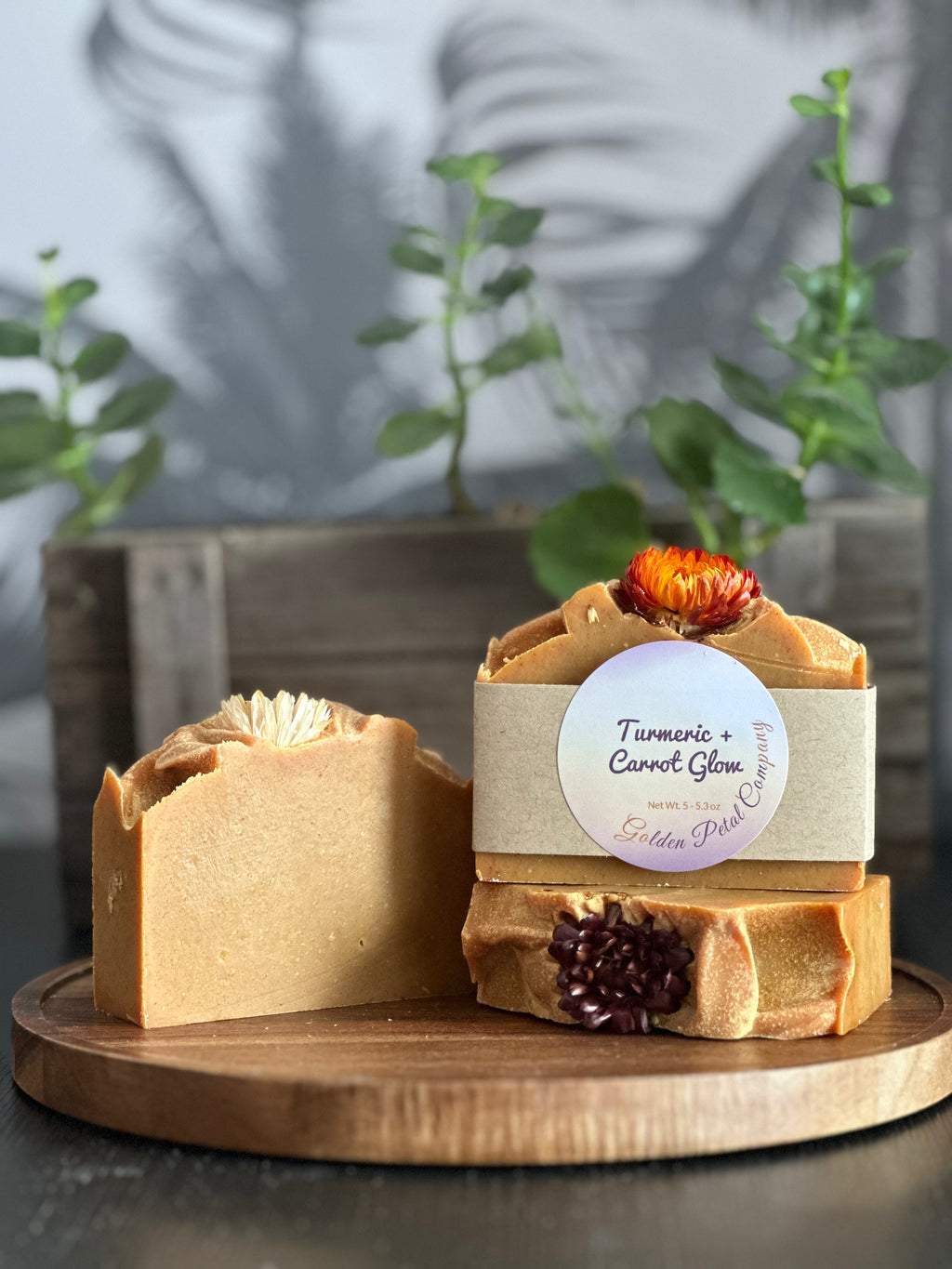 Turmeric + Carrot Glow Handmade Soap Bar - Unscented
