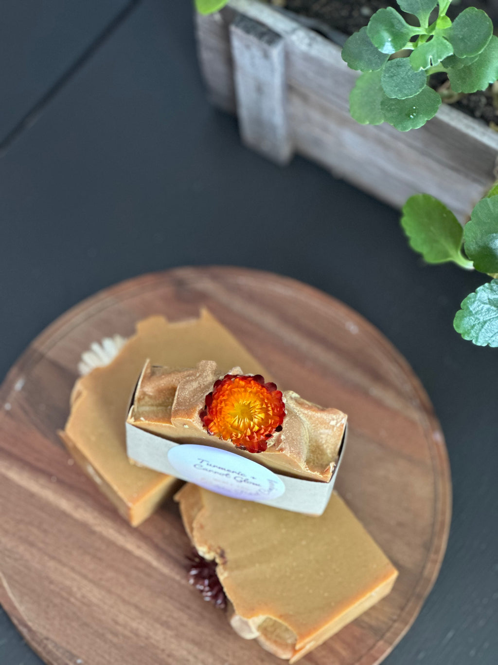 Turmeric + Carrot Glow Handmade Soap Bar - Unscented
