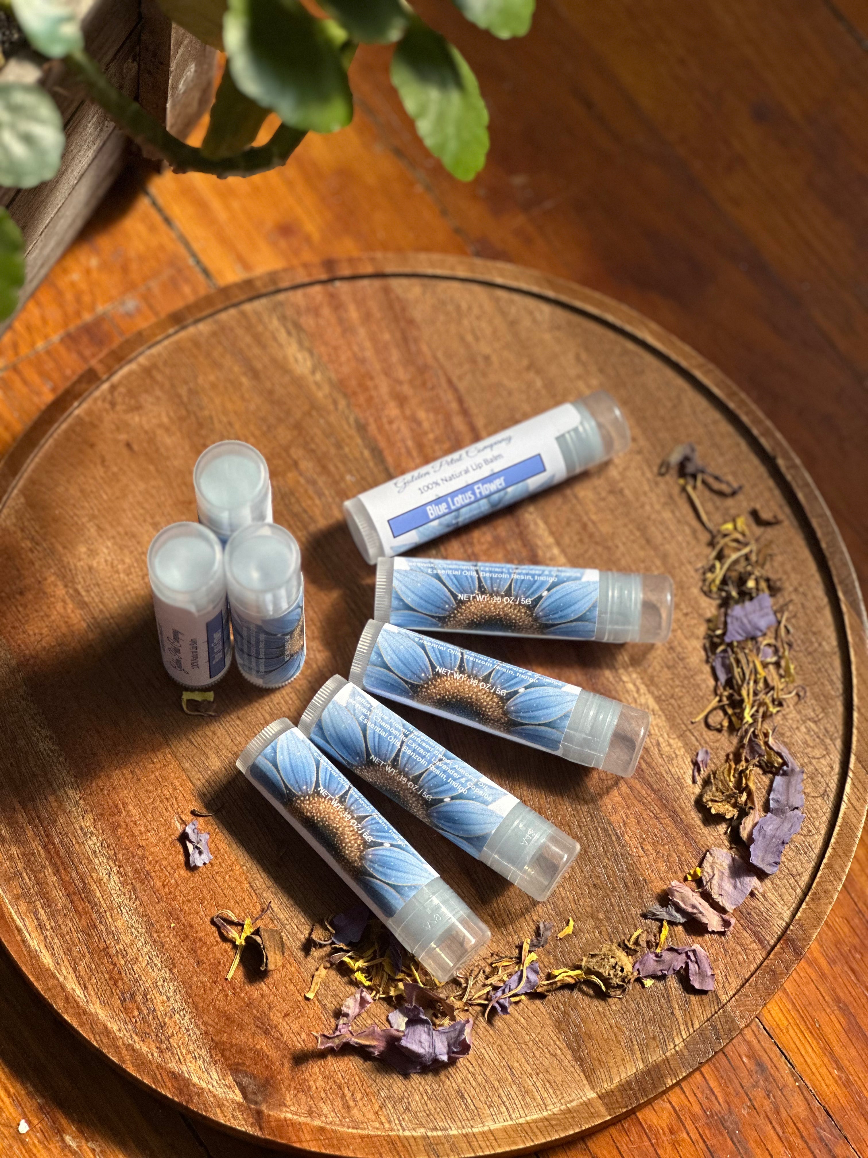 Blue Lotus Flower Lip Balm