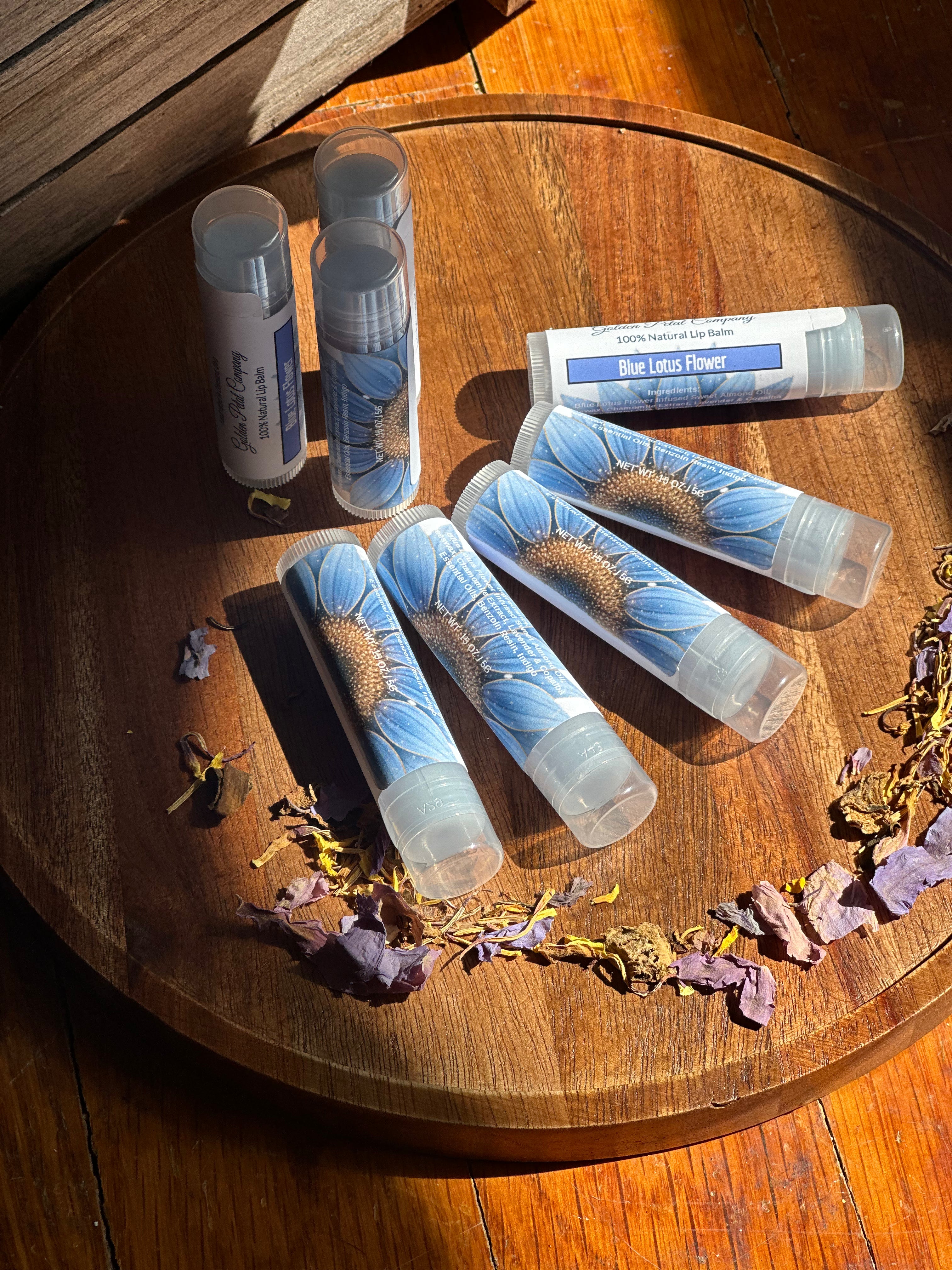 Blue Lotus Flower Lip Balm