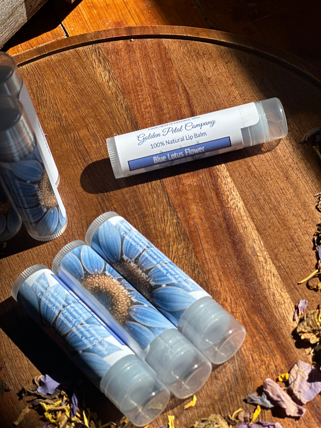 Blue Lotus Flower Lip Balm