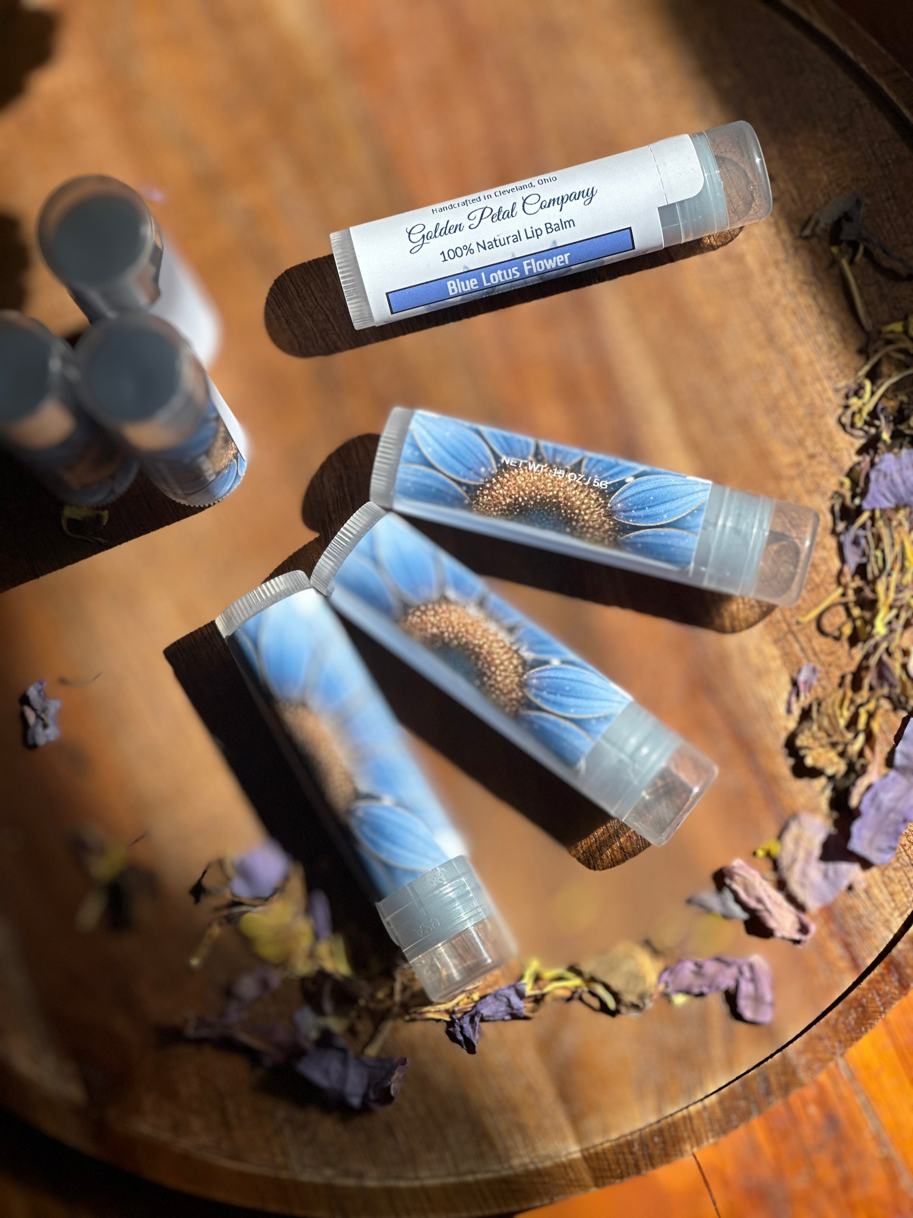 Blue Lotus Flower Lip Balm