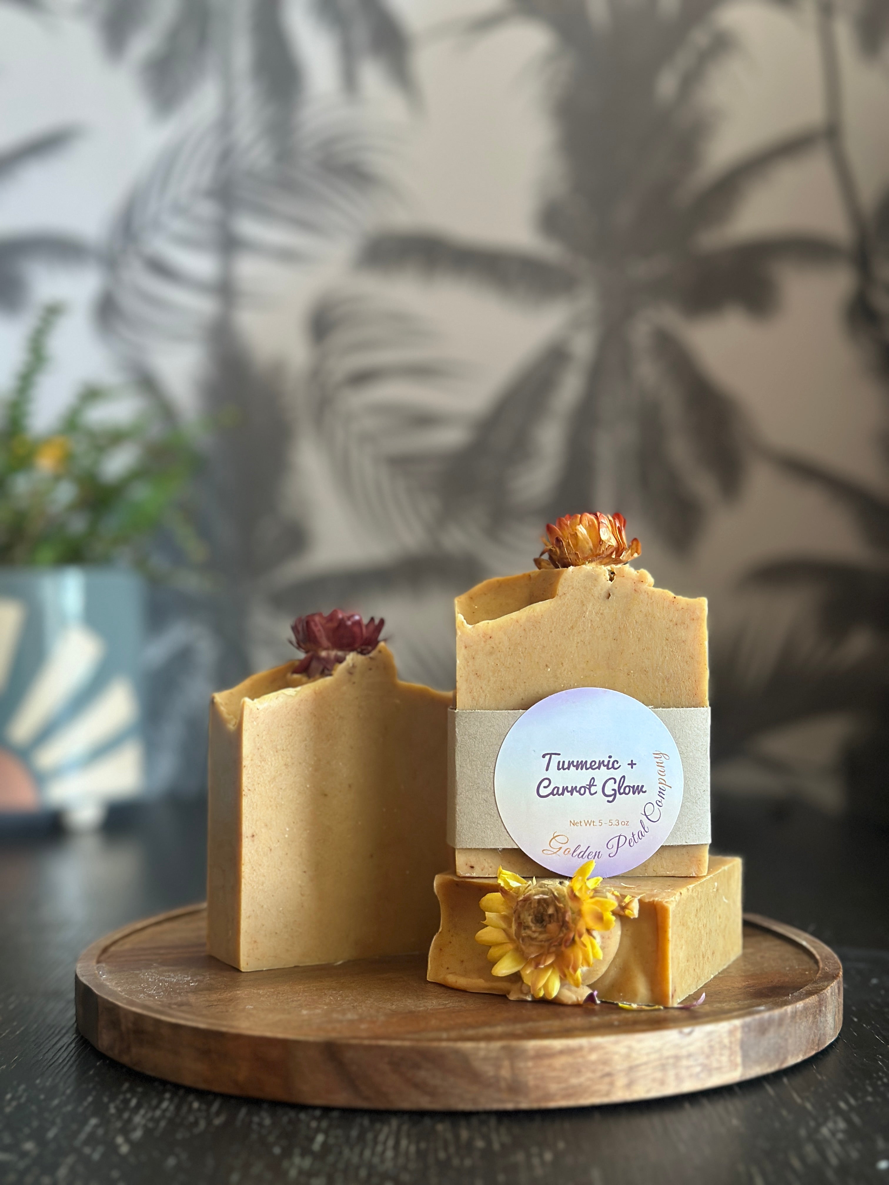 Turmeric + Carrot Glow Handmade Soap Bar - Unscented