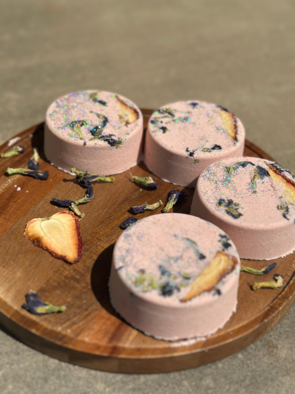 Strawberry Moon Handmade Botanical Bath Fizz