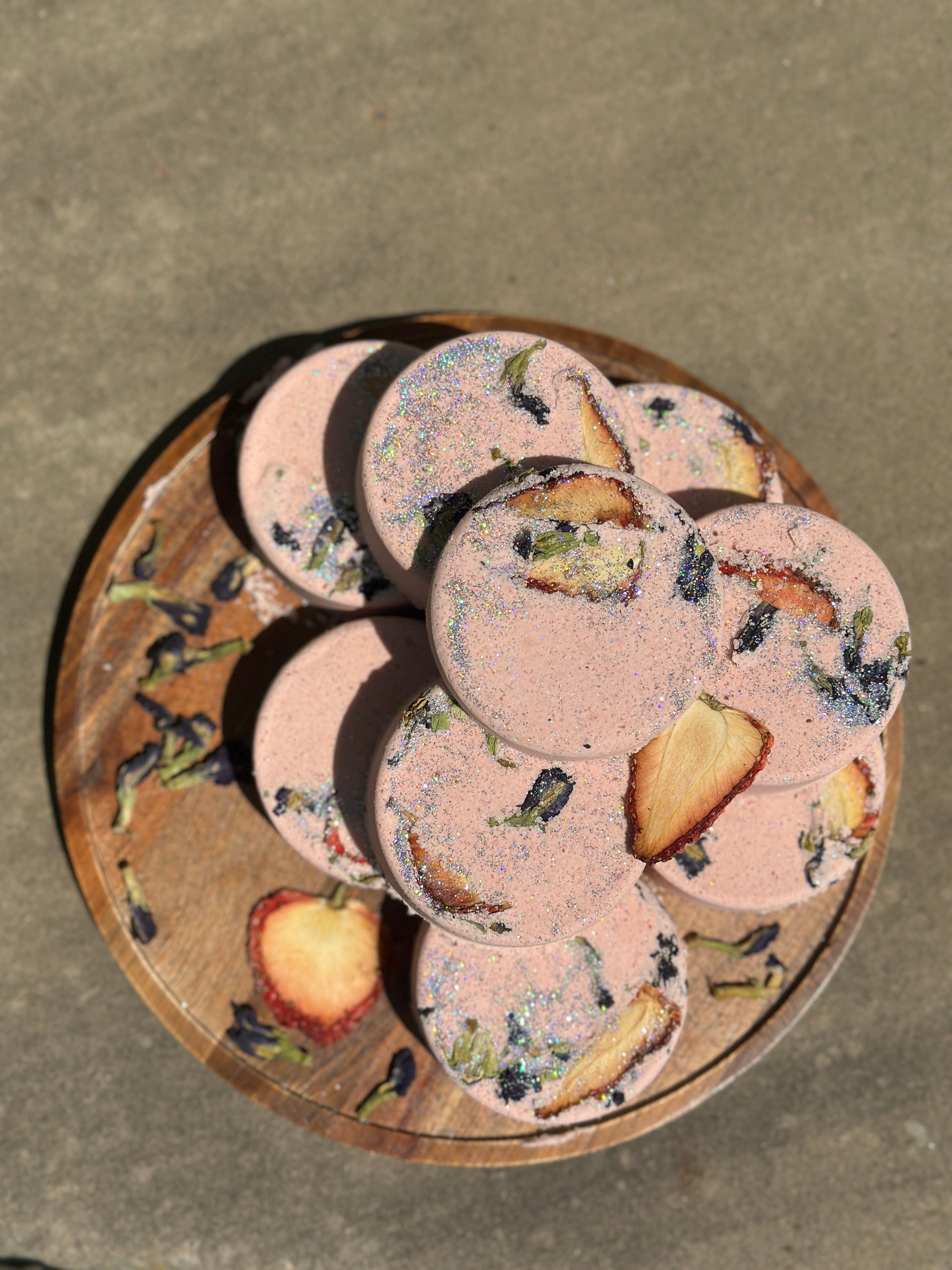 Strawberry Moon Handmade Botanical Bath Fizz