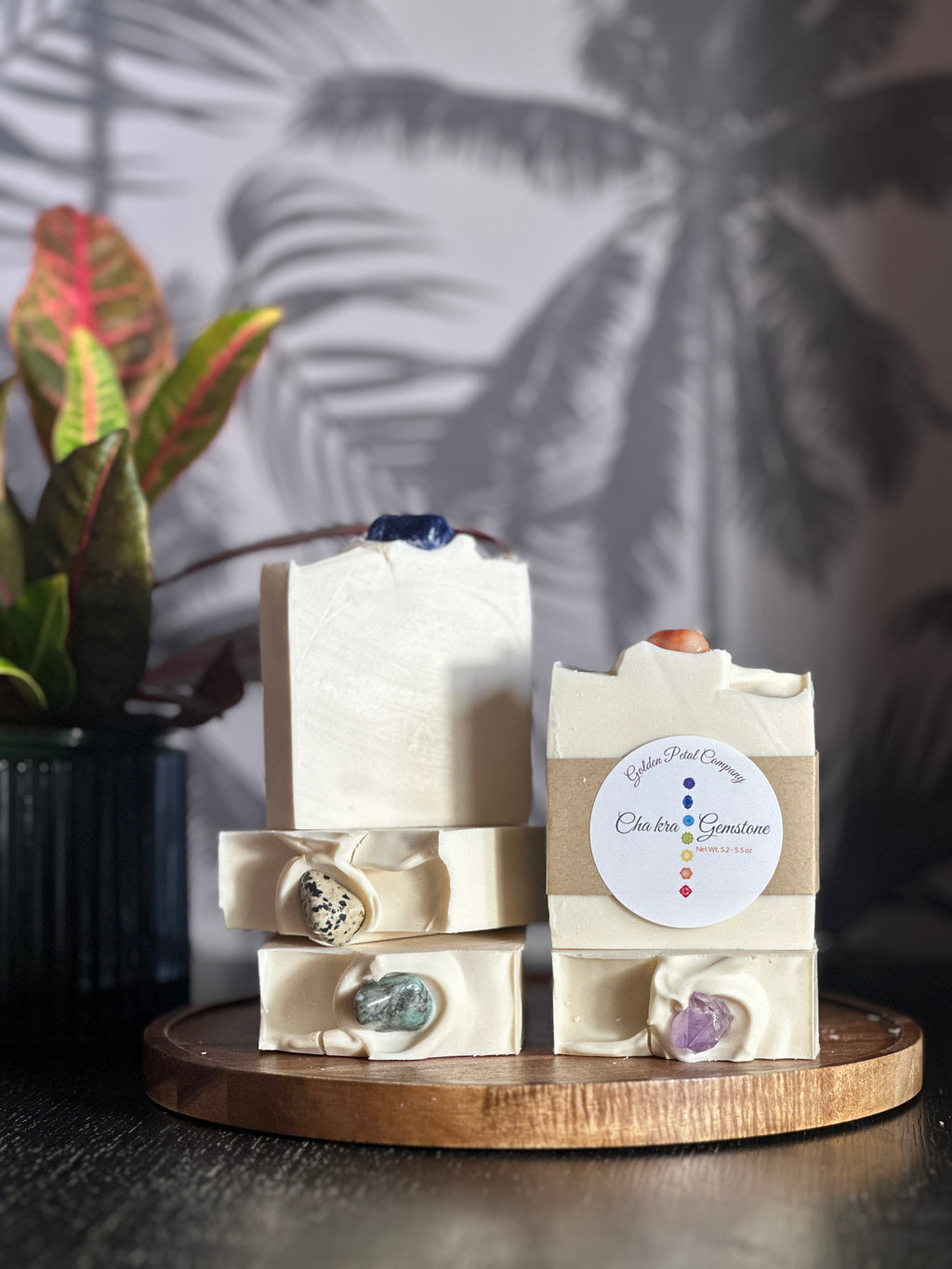 Chakra Gemstone Soap Bar