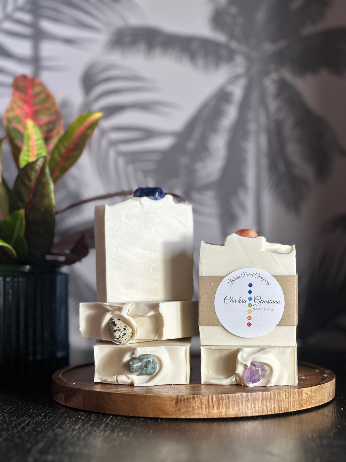 Chakra Gemstone Soap Bar